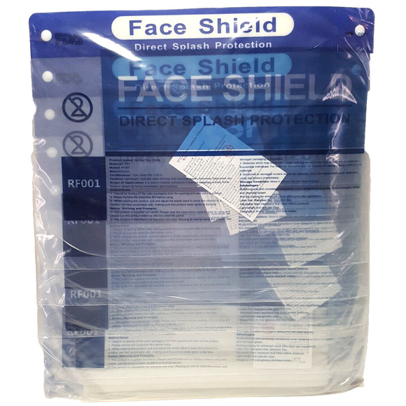 10-pcs Medical Face Shield Screen Safety Protective Eye Splash Proof - Picture 9 of 11